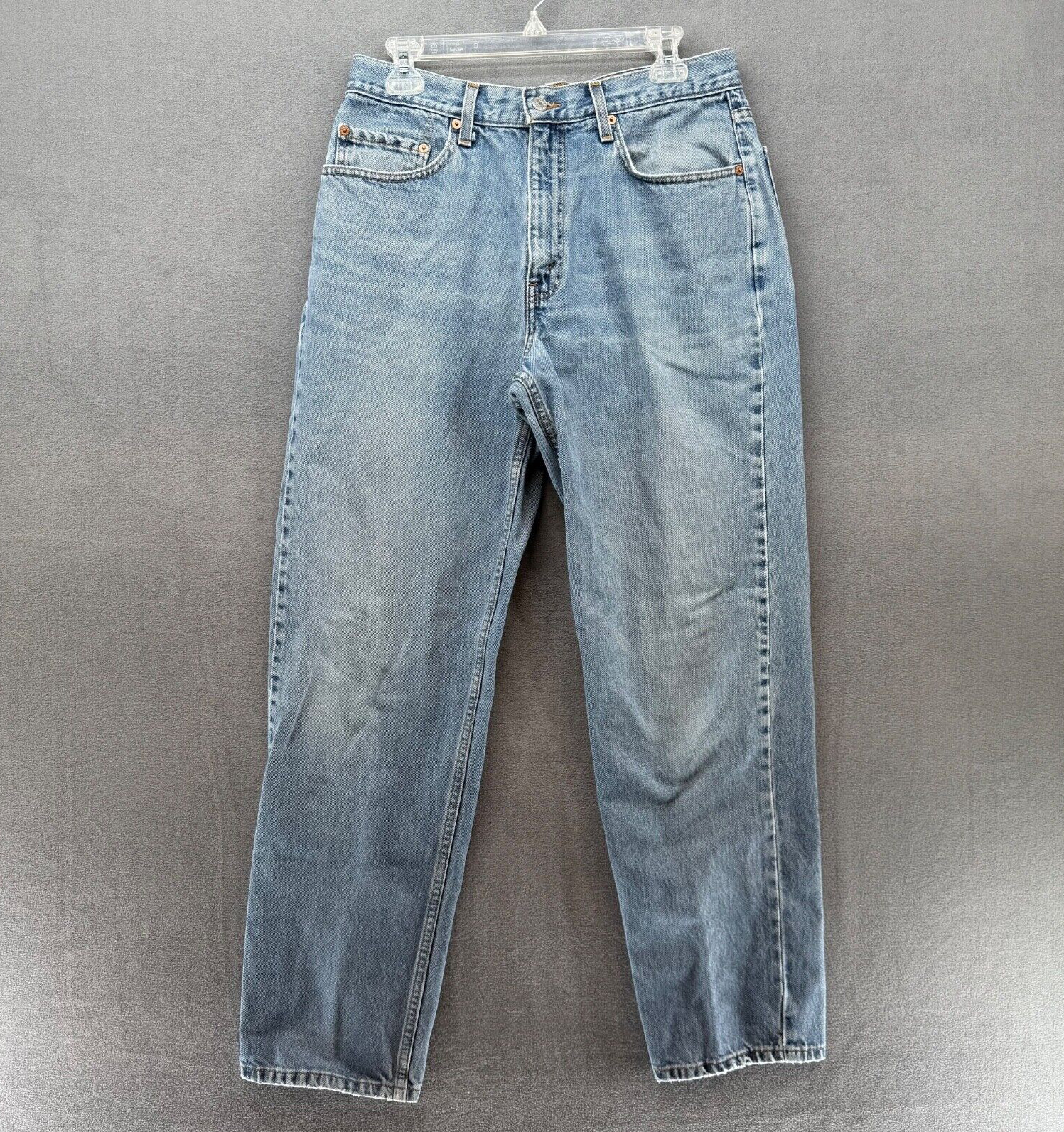 Levi’s Jeans 550 Mens 34×32 Blue Denim Relaxed Leg Barn Chore Grunge Vintage Y2K