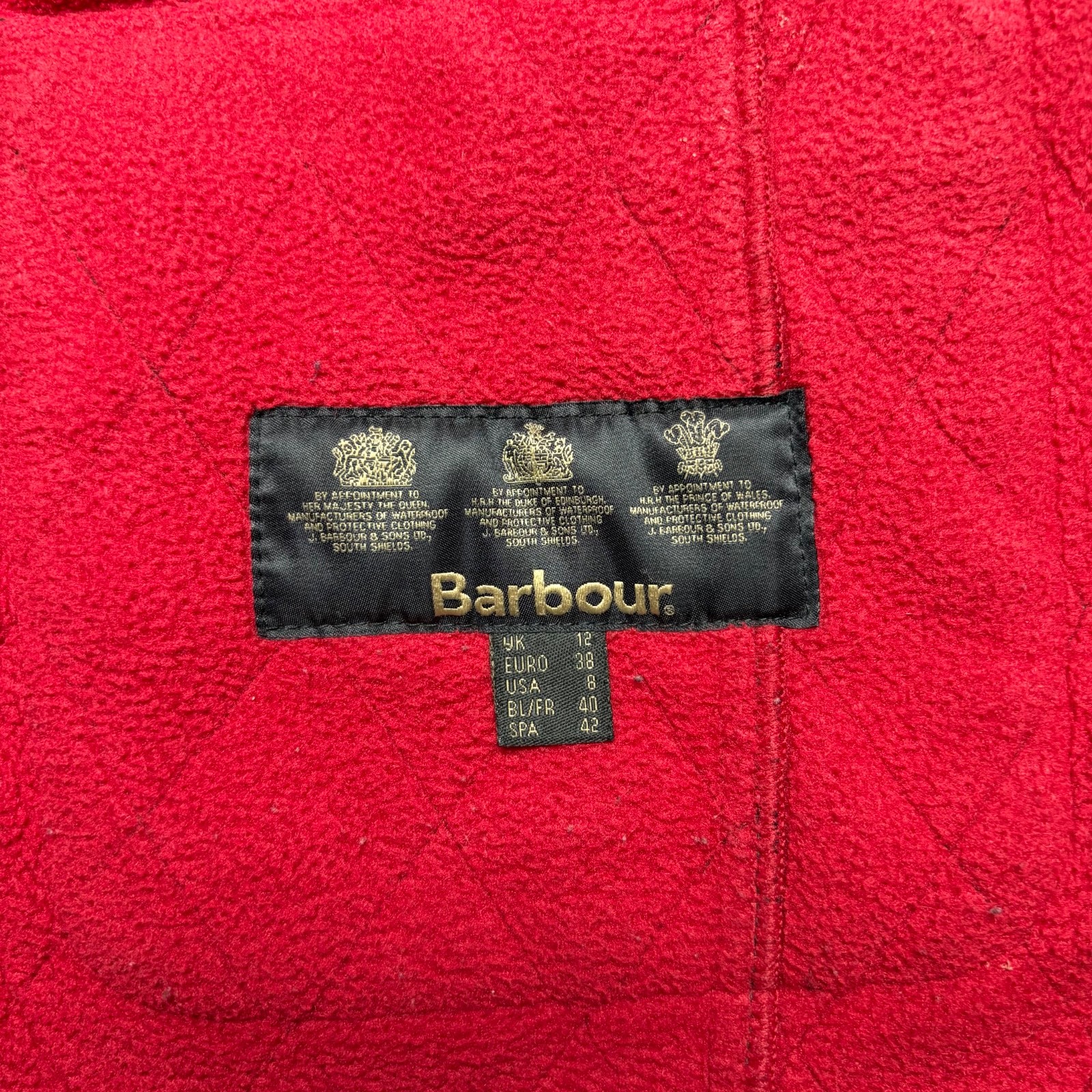 Barbour women’s jacket, size 38. Good condition, classic and timeless style.