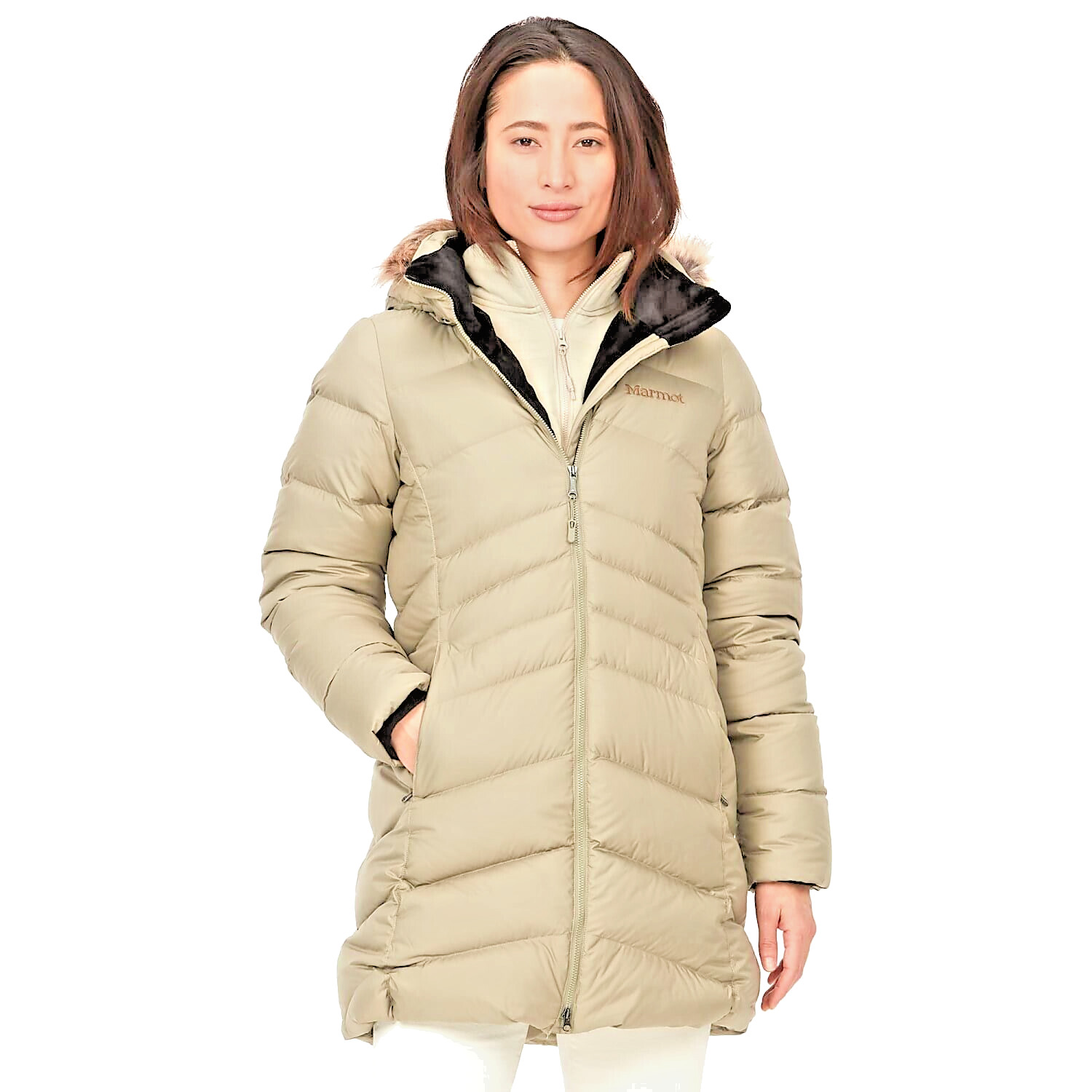 Womens Marmot Montreal XS Down Parka Jacket Coat (official Size Chart in photos)