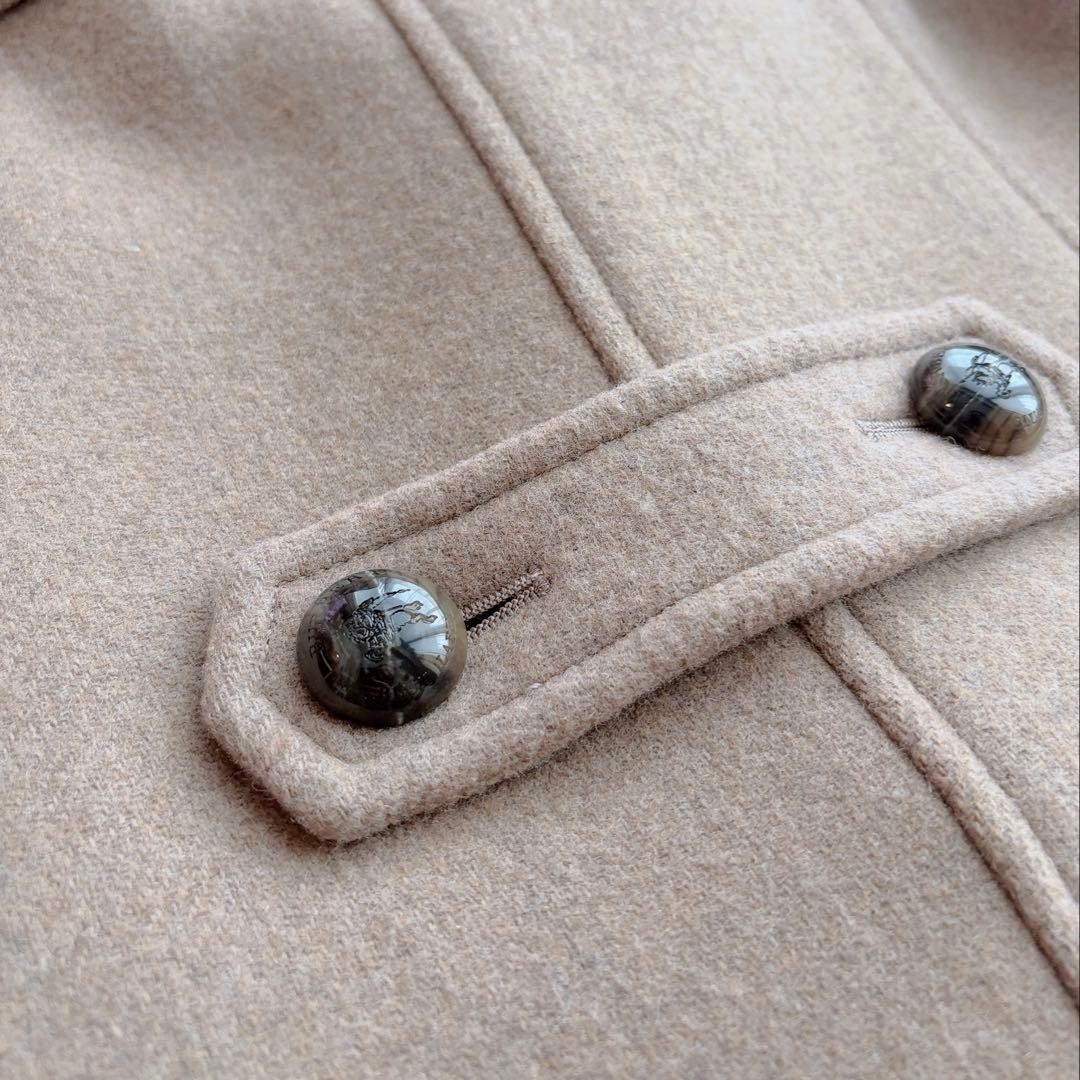 Burberry Blue Label Duffle Coat Camel with Hood Nova Check