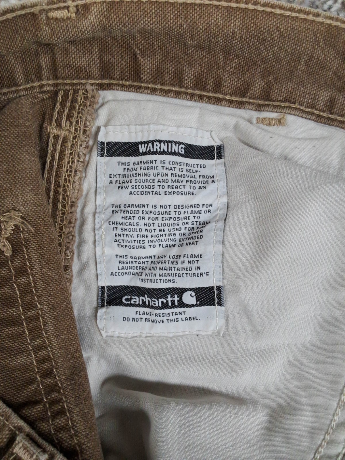 Carhartt FR Brown Multi Pocket Pants