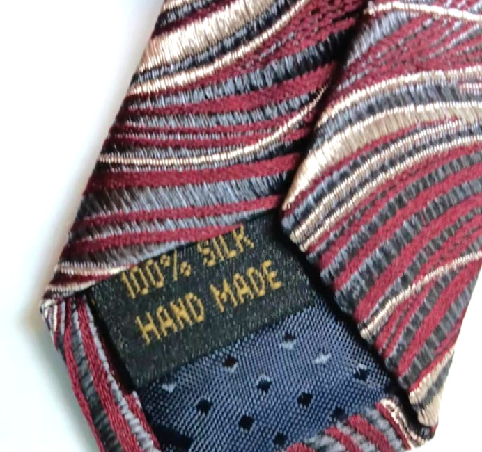 Fusion Handmade Vintage Necktie. 100 percent silk. 64 inches.