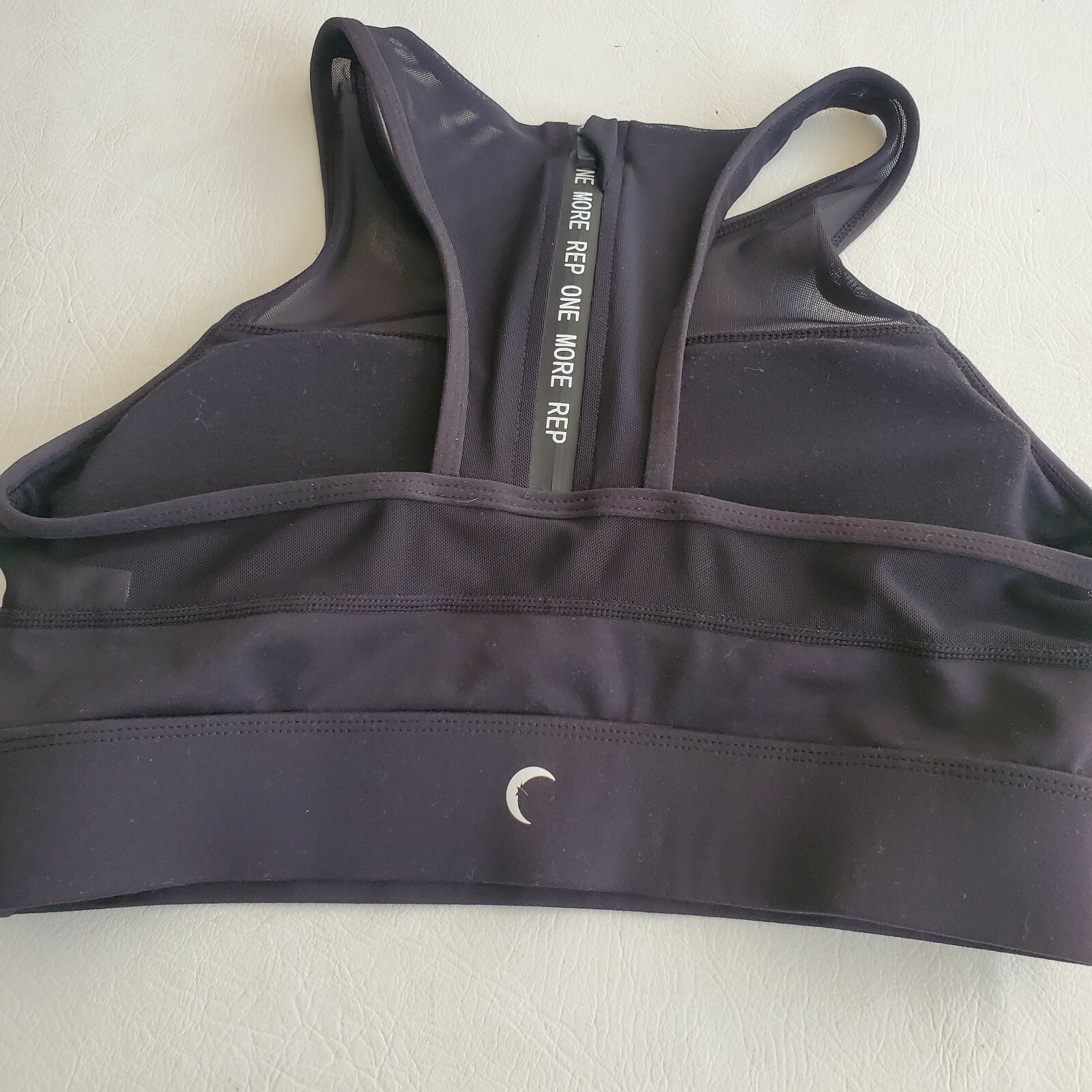 Zyia Active One More Rep Women’s Padded Sports Bra M Black Exercise Work Out