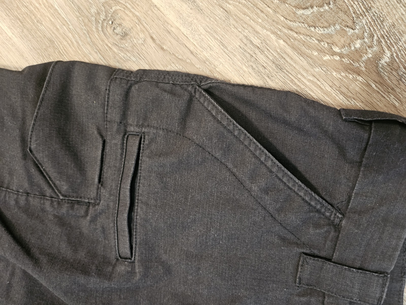 First Tactical Men’s Black Canvas Cotton Tactical Workwear Pants Straight Leg 36
