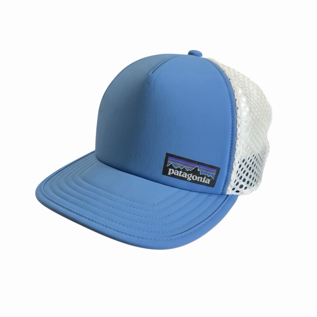 Patagonia Hat Mesh Fishnet Blue Outdoor Jogger Runner Style Outdoor Beach Vibe