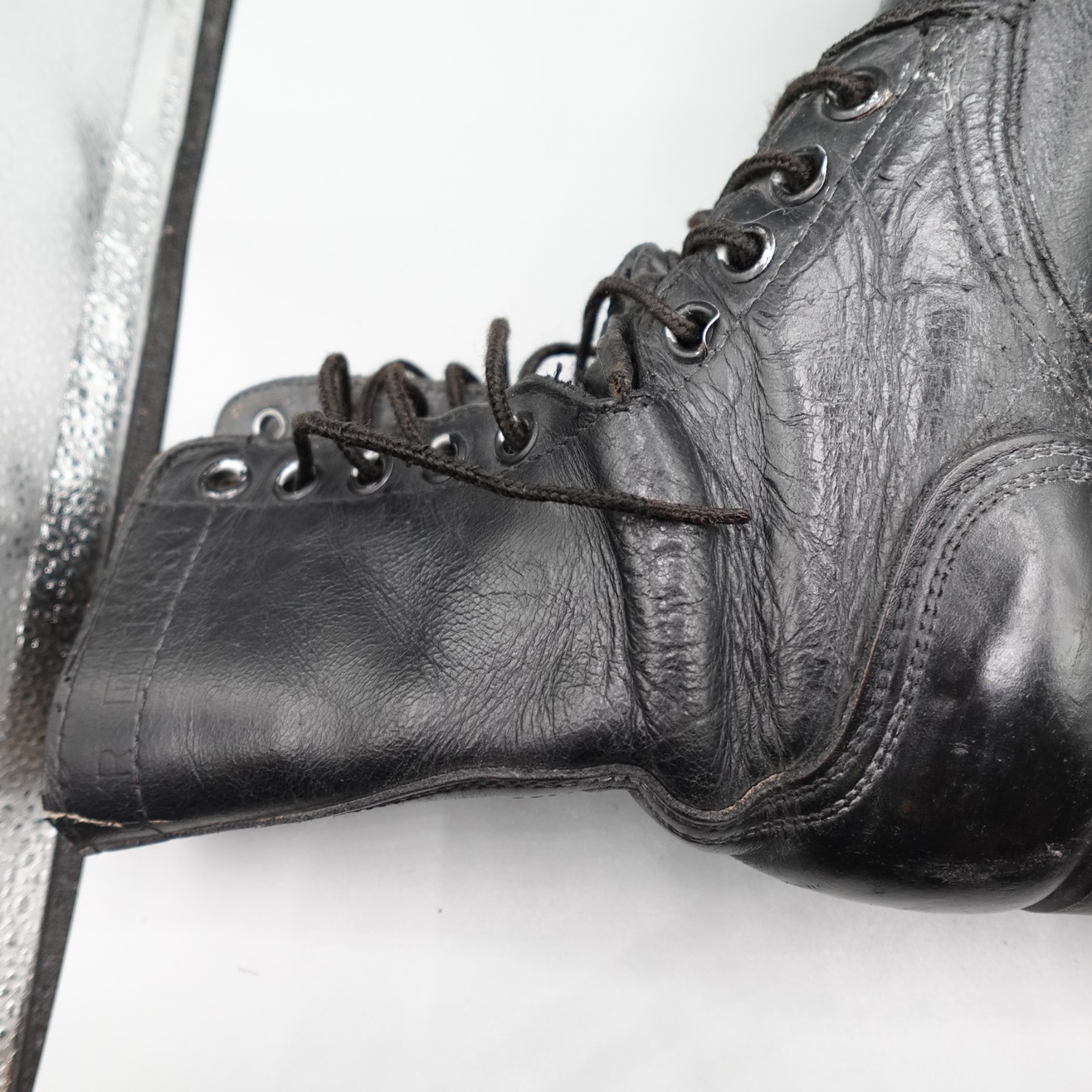 Vintage RO Search Jungle Boots Mens 6.5 R combat leather USGI 11-84 military