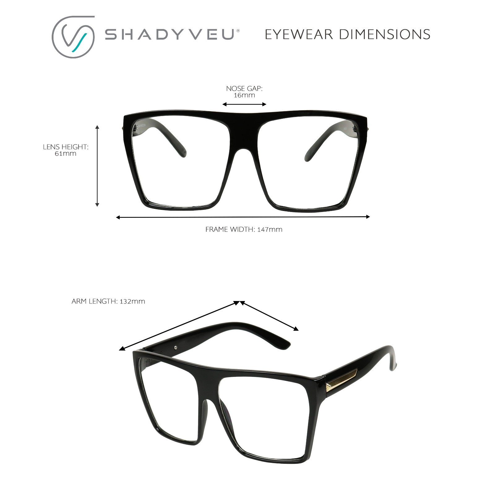 Flat Top Kim K Trapezoid Clear Lens UV400 Sunglasses Retro Chunky Thick