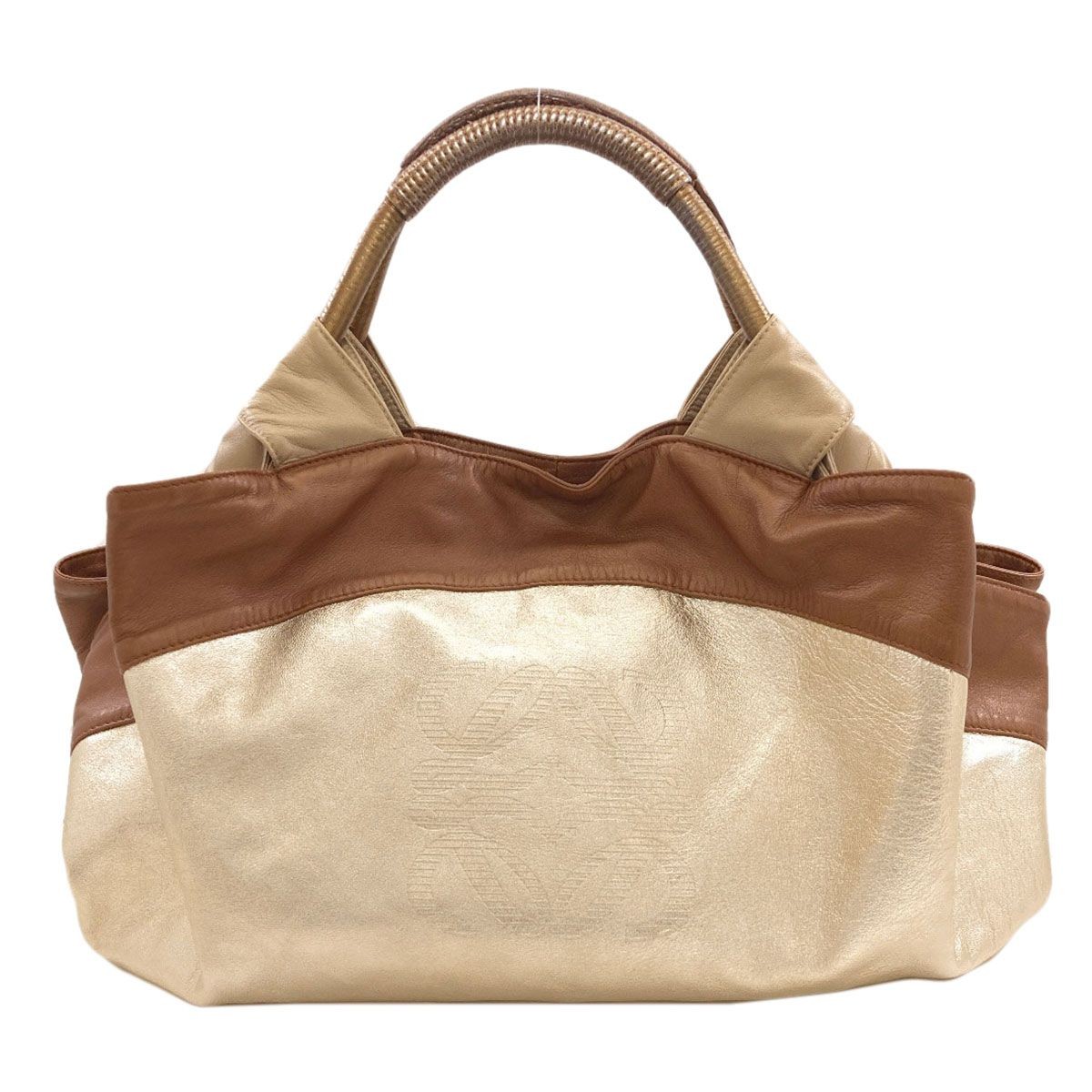 LOEWE nappa aire handbag lambskin ladies used from Japan
