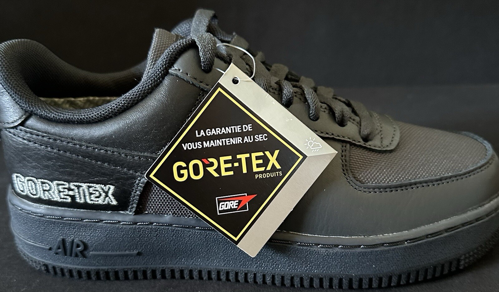 Nike Air Force 1 GTX Anthracite Black Barely Grey Men Sz 6 Women 7.5 CT2858-001