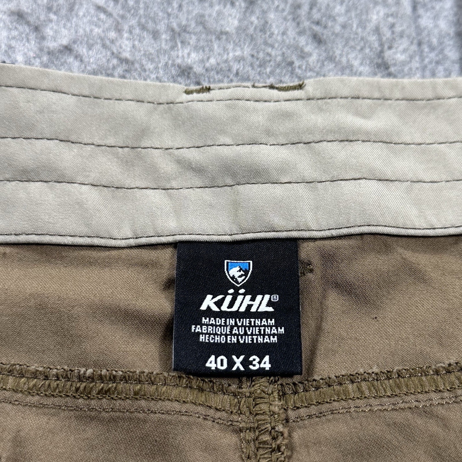 Kuhl Resistor Lite Chino Mens 40×34 Brown Xkanvas Lite Stretch Pants #2986
