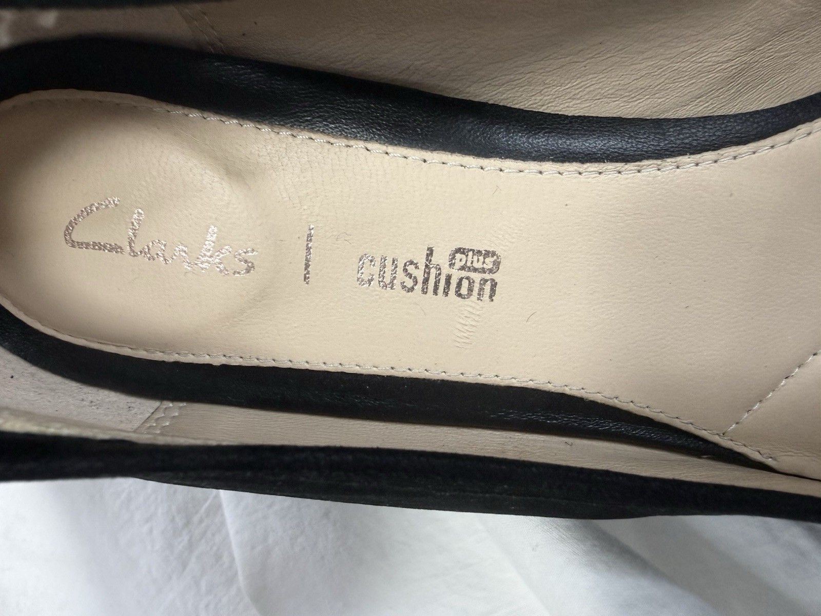 Clarks Plus Cushion Women Black Pumps SZ 8.5