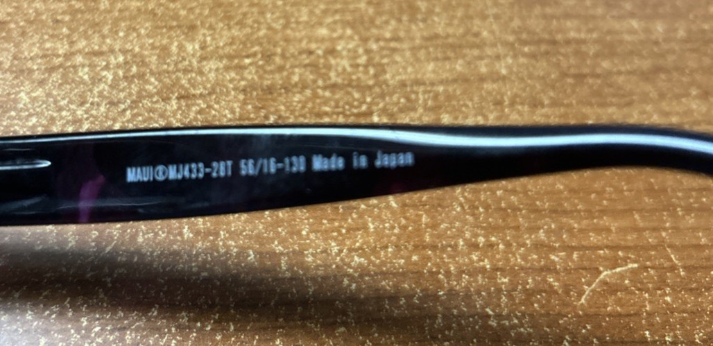 MAUI JIM KOKI BEACH MJ433-28T Purple Tortoise 56-16-130 Sunglass