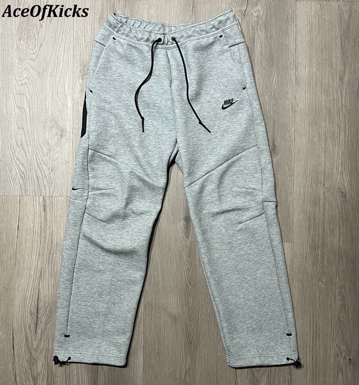 Nike Tech Open Hem Fleece Pants Dark Heather Grey Black S-2XL Men’s IM0697-063