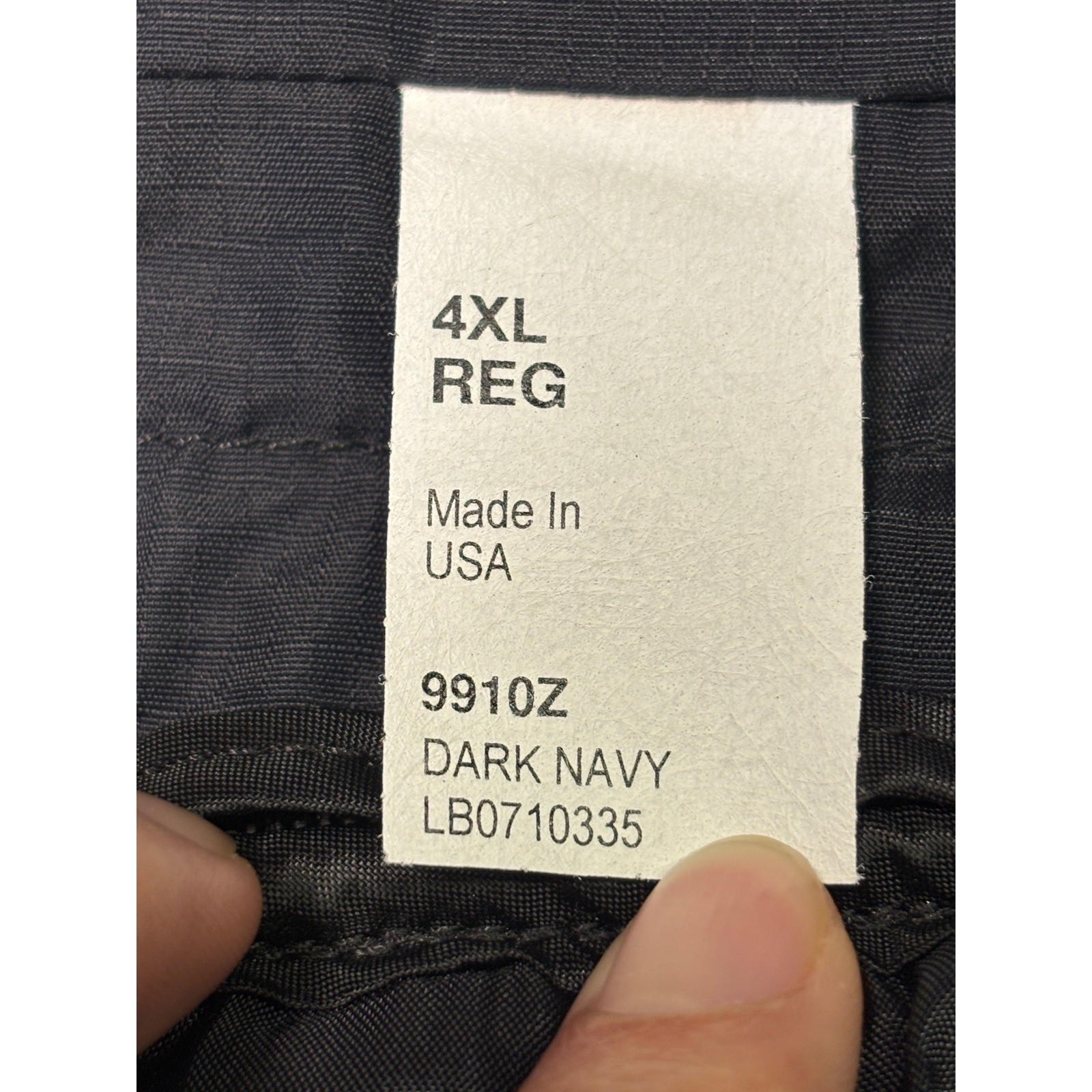 NWT Blauer GTX PLUS 9910Z Waist Length Jacket Dark Navy 4XL REG Made in USA