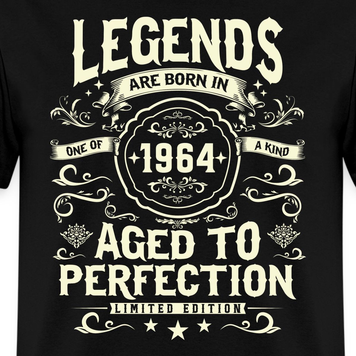 60th Birthday Gift Legends Are Born In 1964 Men’s T-Shirt