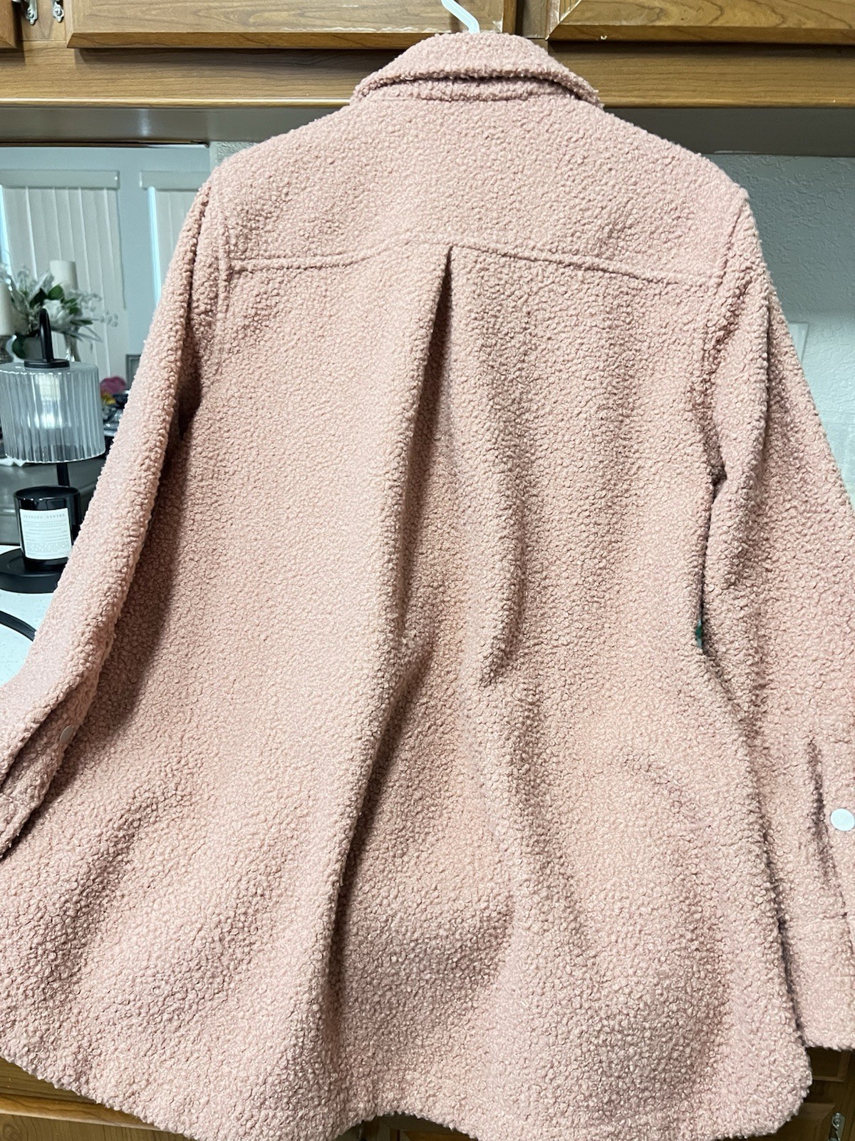 Women’s Soft Surroundings Sharpa Teddy Jacket In L Mauve In Color