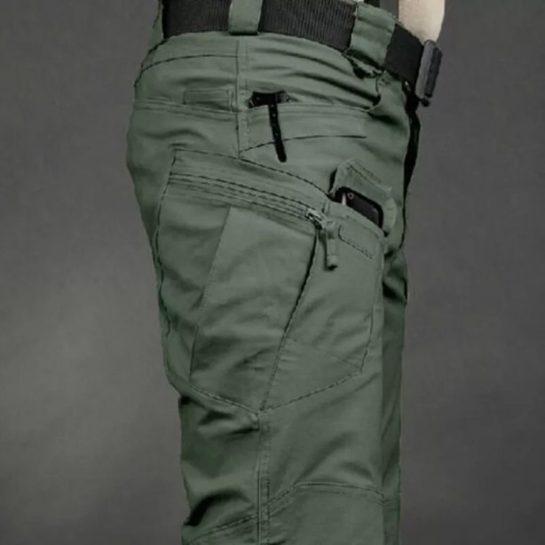 Mens Cargo Pants Work Combat Pants Outdoor Hiking Waterproof Trousers Tactical
