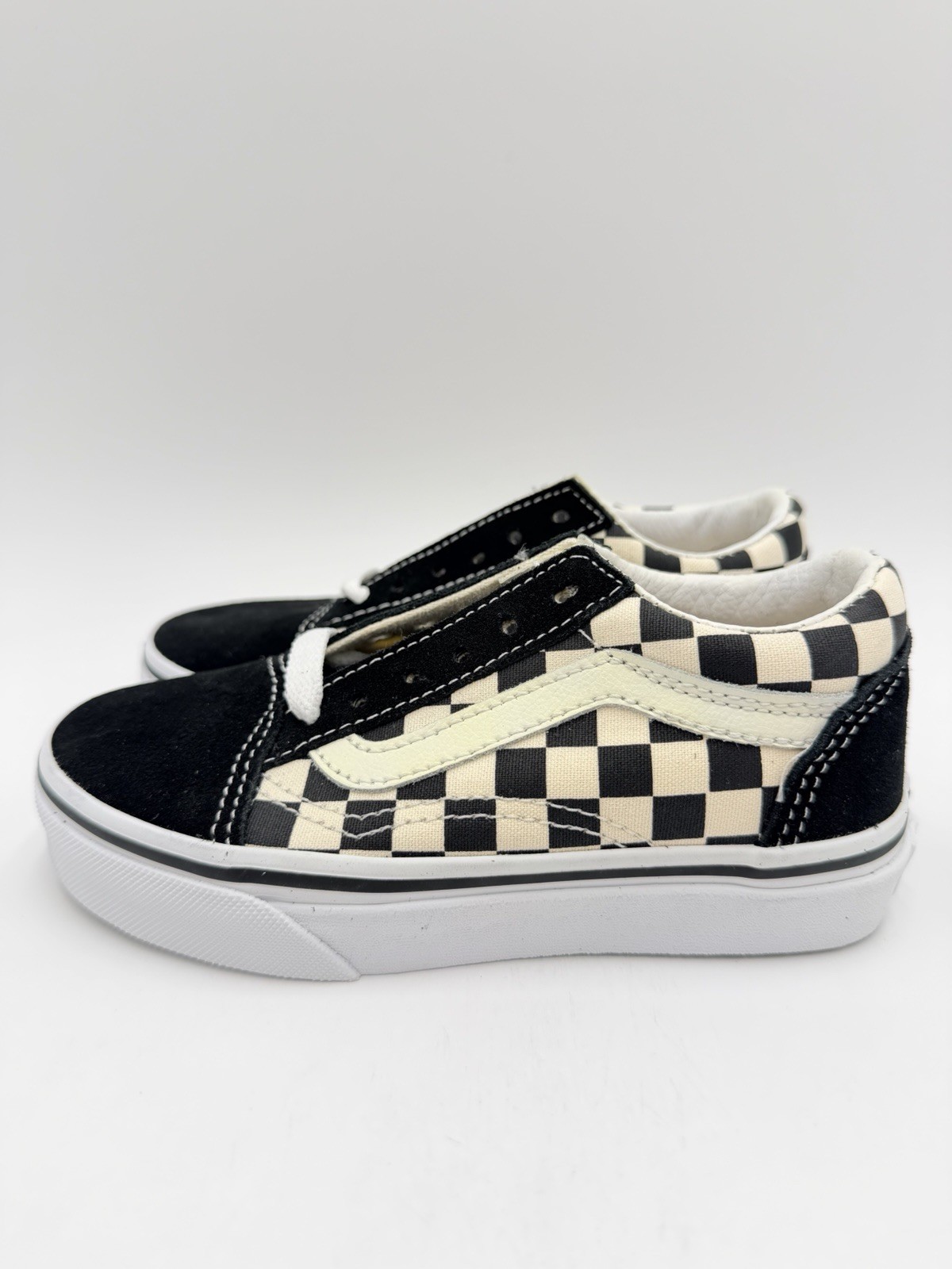 Vans Kids Old Skool Size 11.5K Black/White Checkered |VN0A38HBP0S|