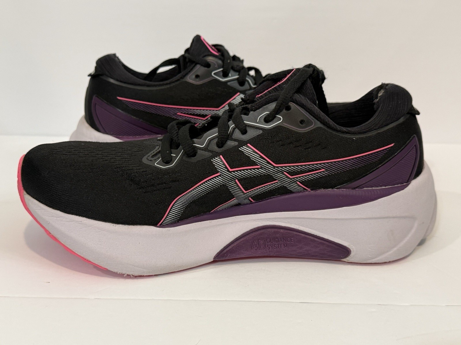 ASICS Women’s Gel-Kayano 30 1012B357 Black Pink Running Shoes Size 8.5