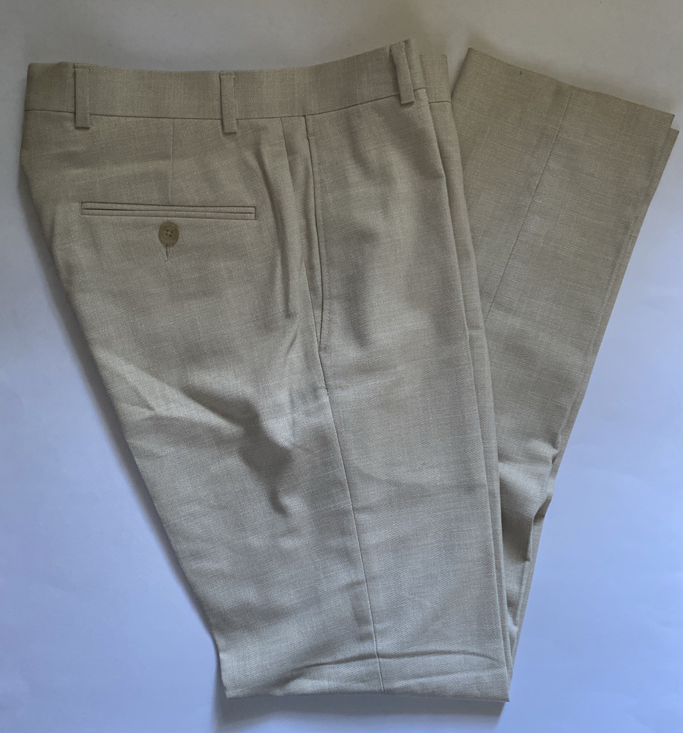 Apt. 9 Men’s Suit Pants Extra Slim Size 30W x 30L Premier Flex Ecru New w Tags
