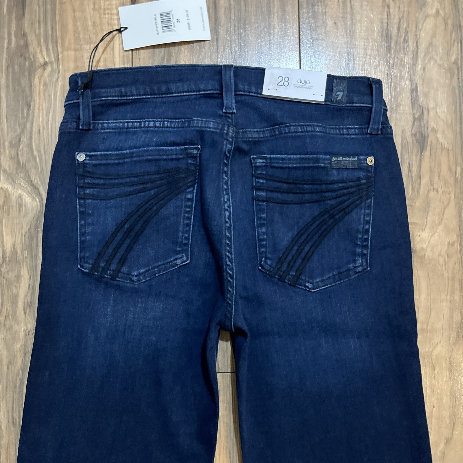 7 FOR ALL MANKIND DOJO Original Trouser Jeans 28 in BBLS
