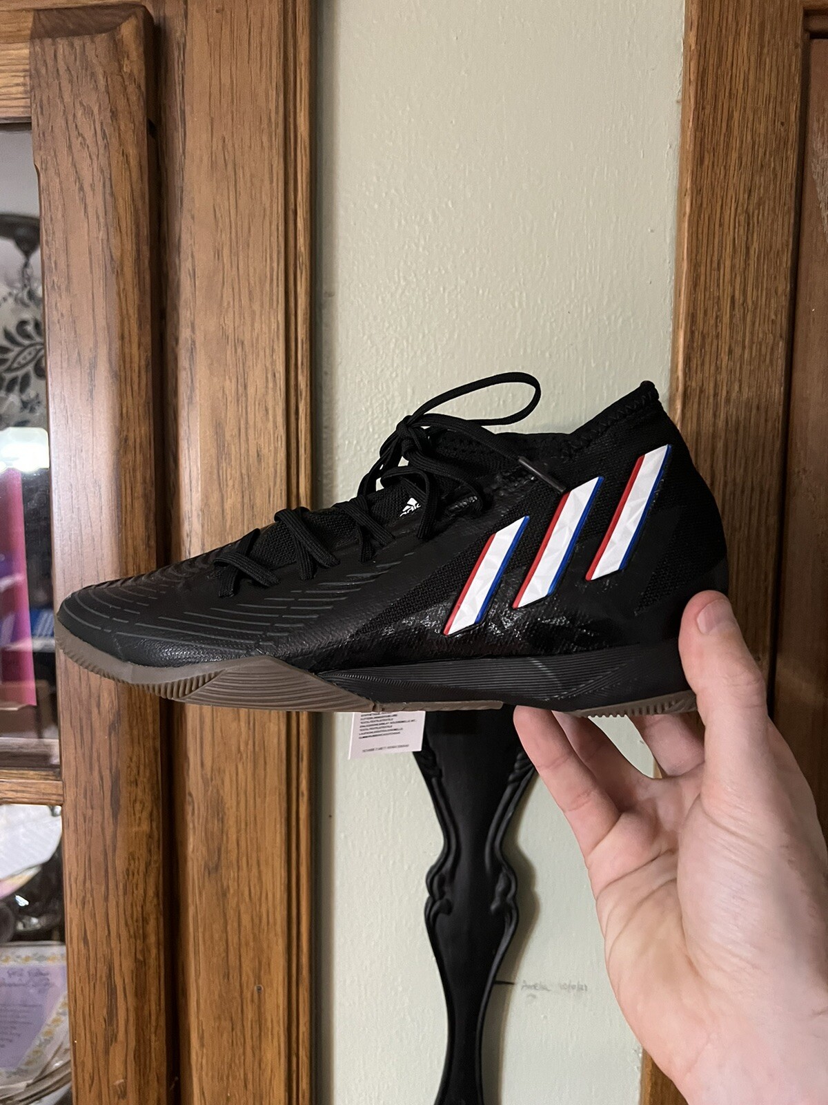 mens adidas predator edge.3 indoor soccer cleat size 9 (GX0020) no box