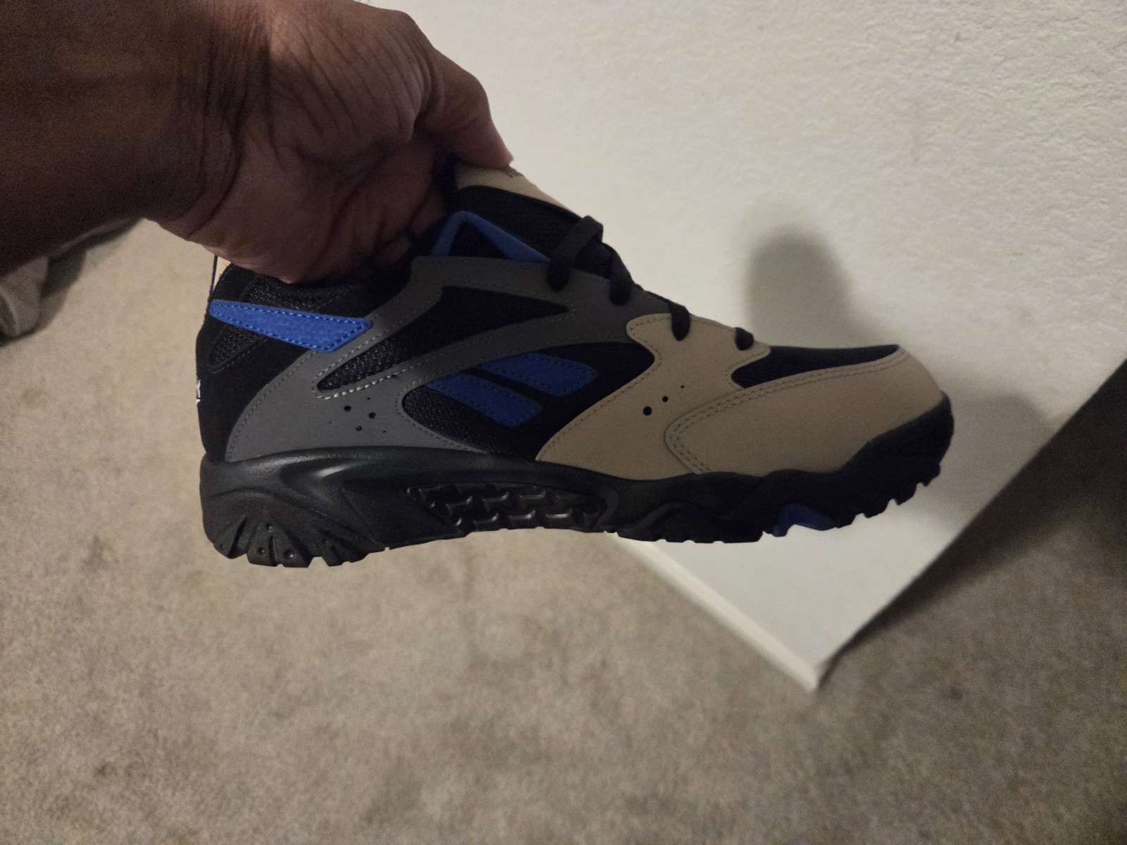 Size 10 – Reebok Preseason 94 Retro Ash Grey/ Blue