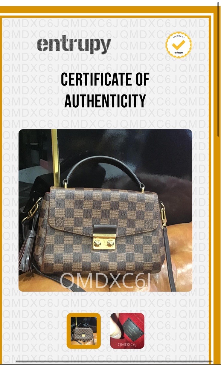Authentic Louis Vuitton Croisette Damier Ebene