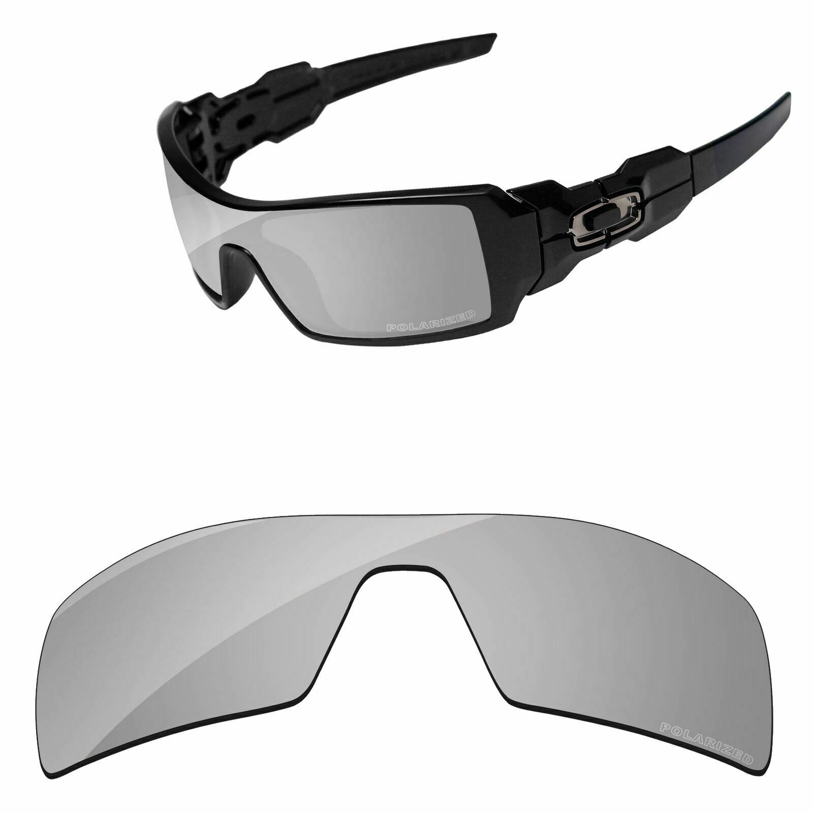 Lenslog Polarized Replacement LensesFor-Oakley Oil Rig lenses Multi-Option
