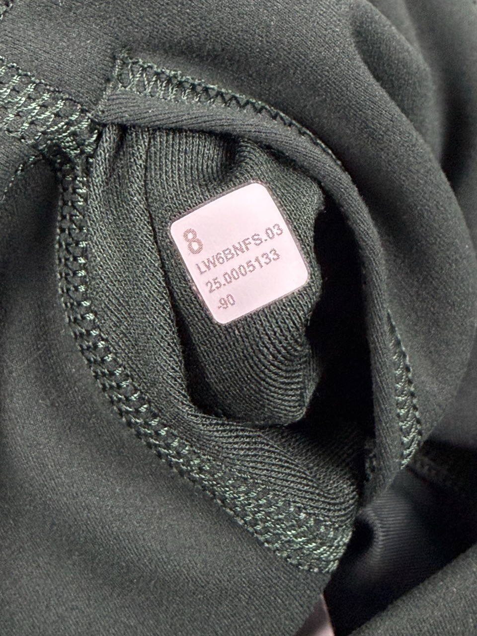 Lululemon Wunder Train HR Crop 23″ Leggings Womens 8 Rainforest Green Everlux