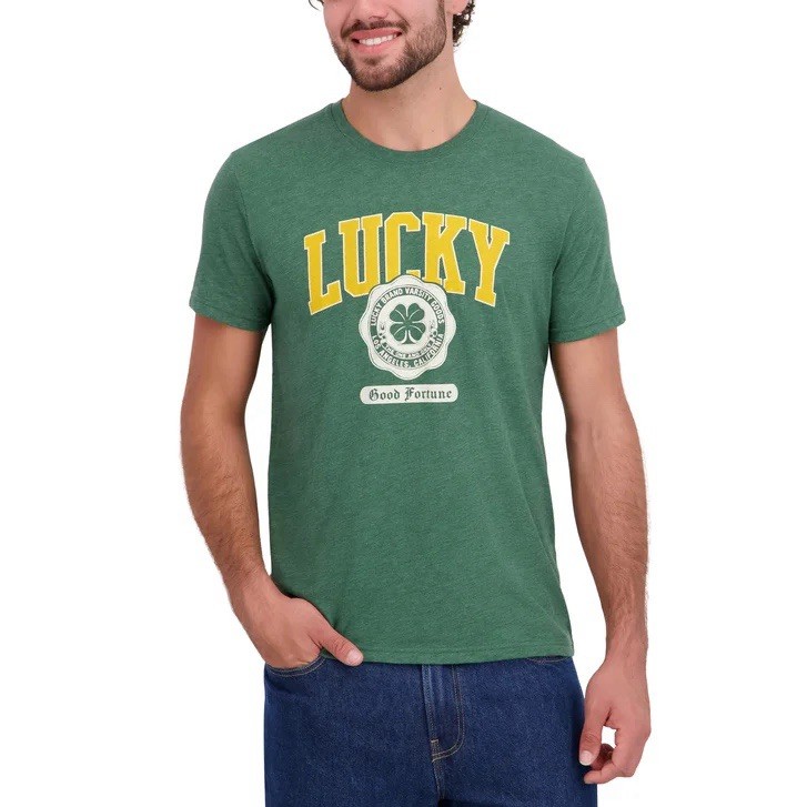 Lucky Brand Men’s LARGE Or XL Lot of 3 Graphic Tees in 3 Colors NWT