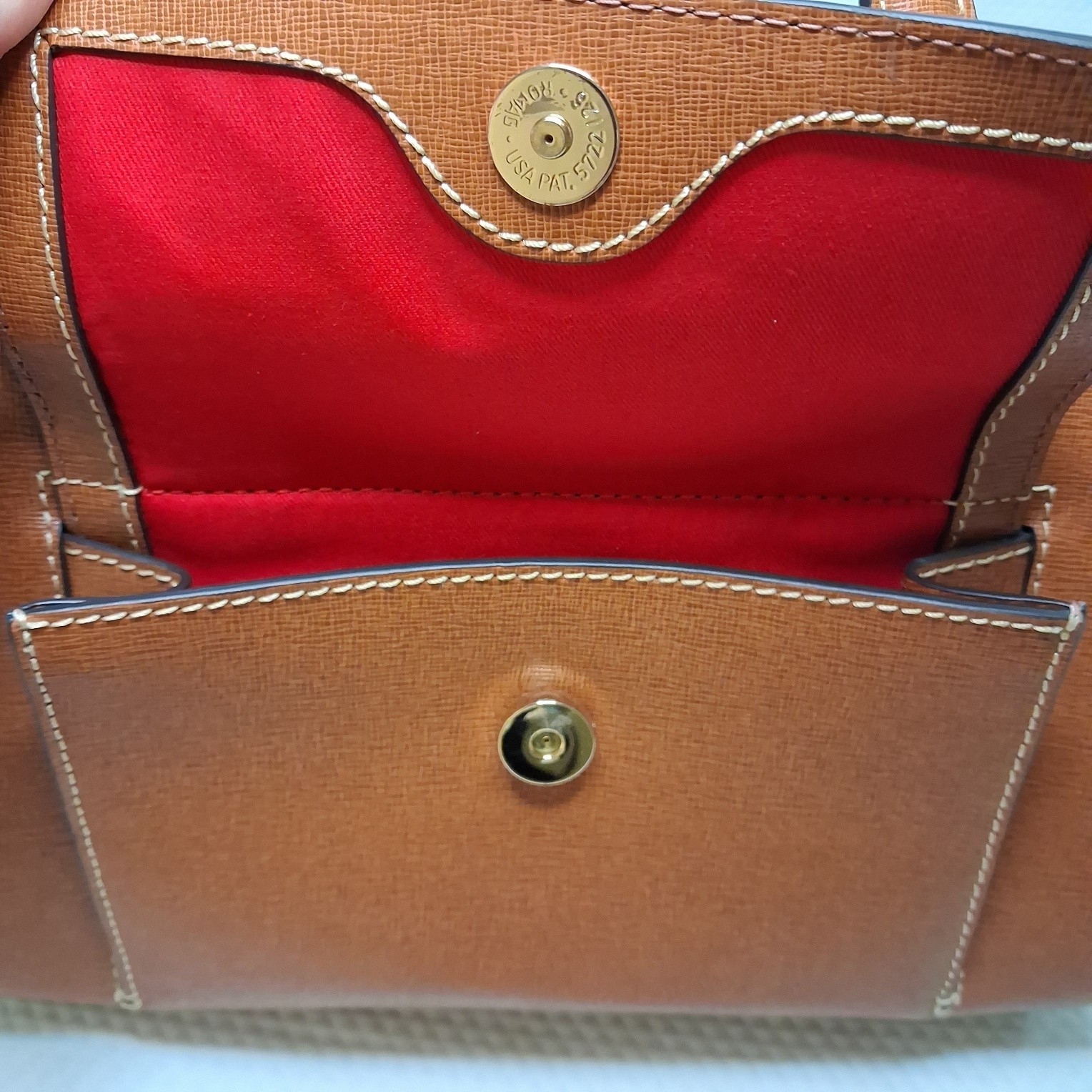 Dooney & Bourke Wexford Small Satchel Natural Tan Leather Crossbody Bag Handbag