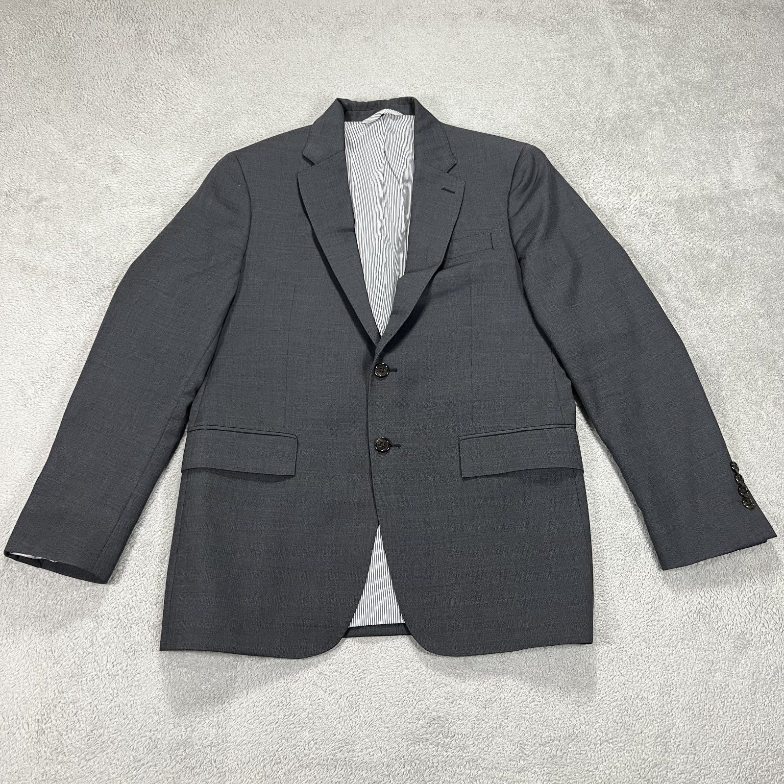 Todd Snyder Blazer Mens 38 R Gray Mayfair Fit 100% Wool New York Made in Canada
