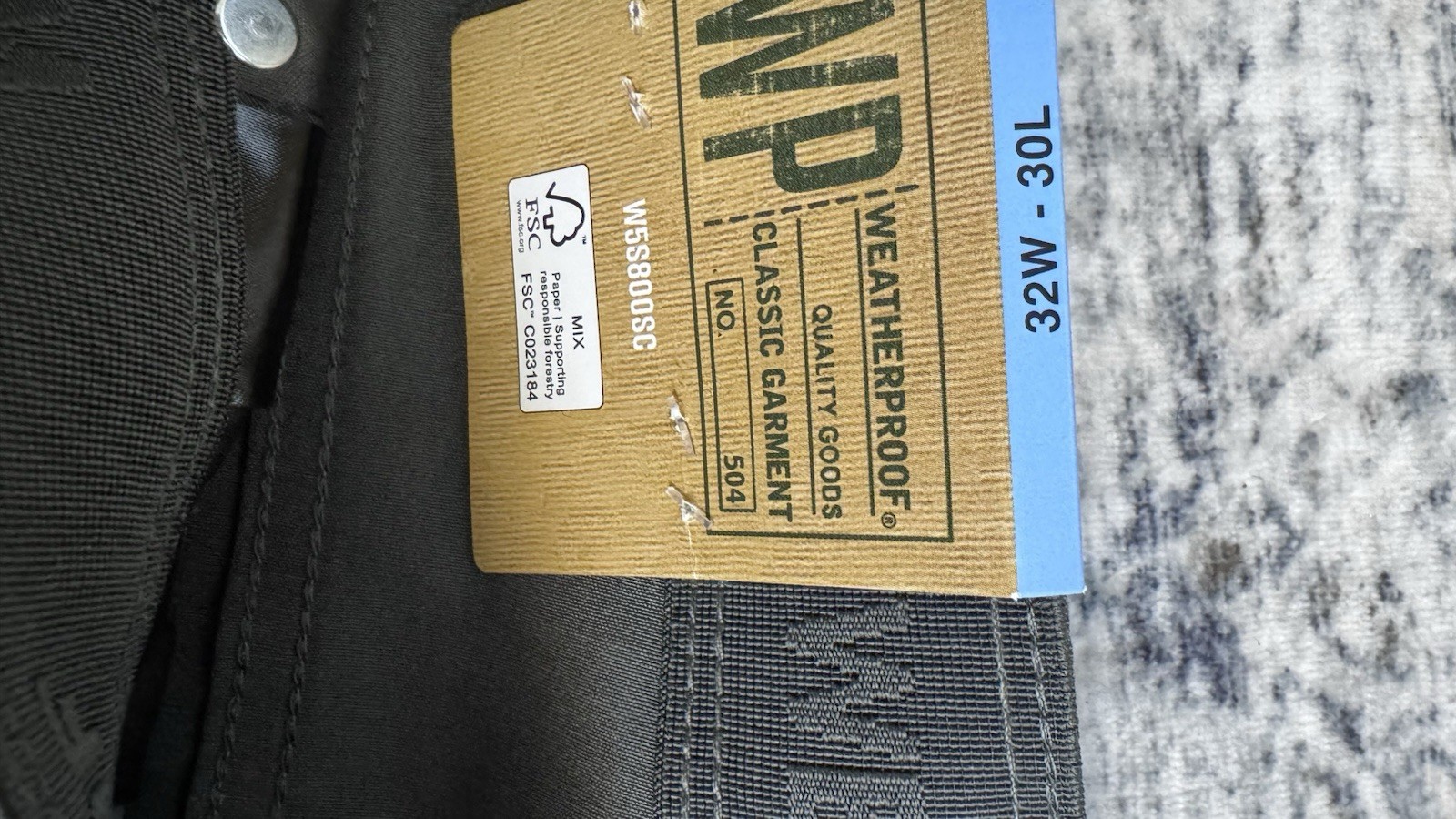 Weatherproof Men’s 32W Olive Slim Straight Utility Pants Media Pocket Stretch