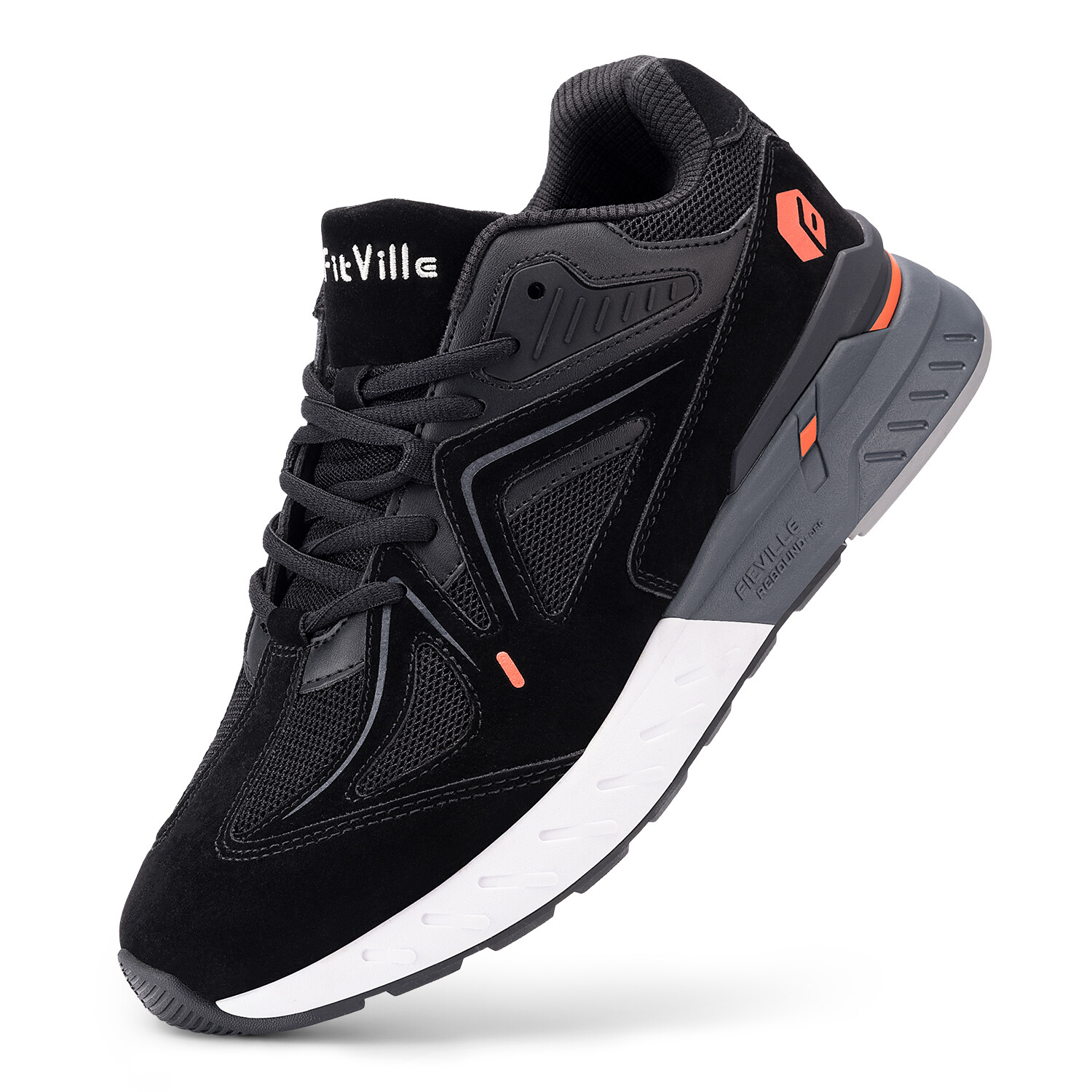 FitVille Men’s Extra Wide Arch Support Walking Shoes Comfort Sneakers Flat Feet