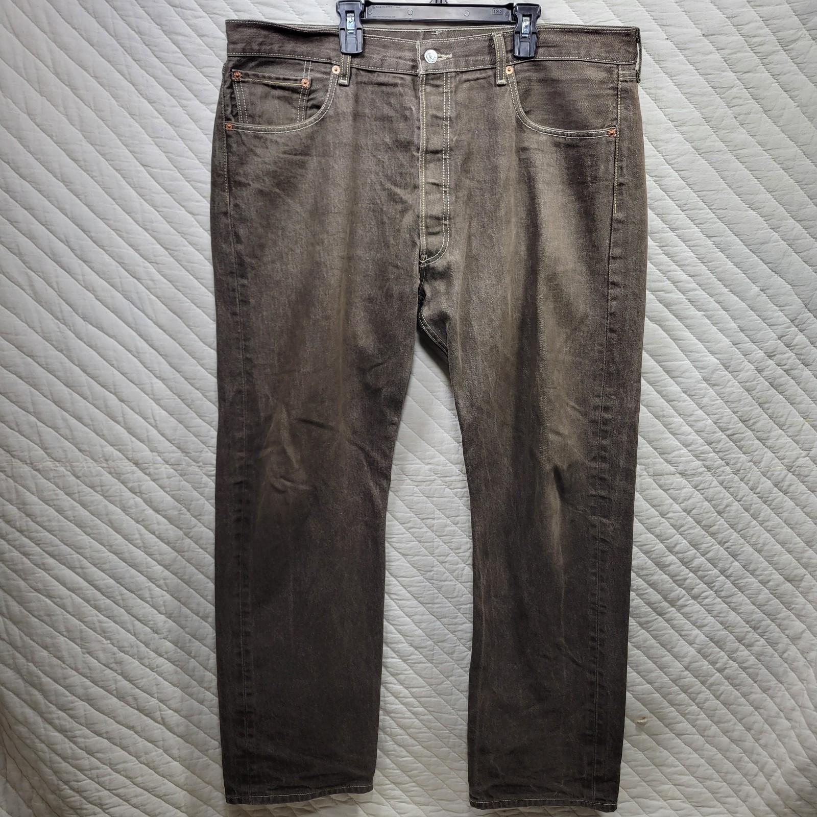 Vintage Levi Strauss & Co. Mens 501XX Brown Jeans Button Up Size 40×34