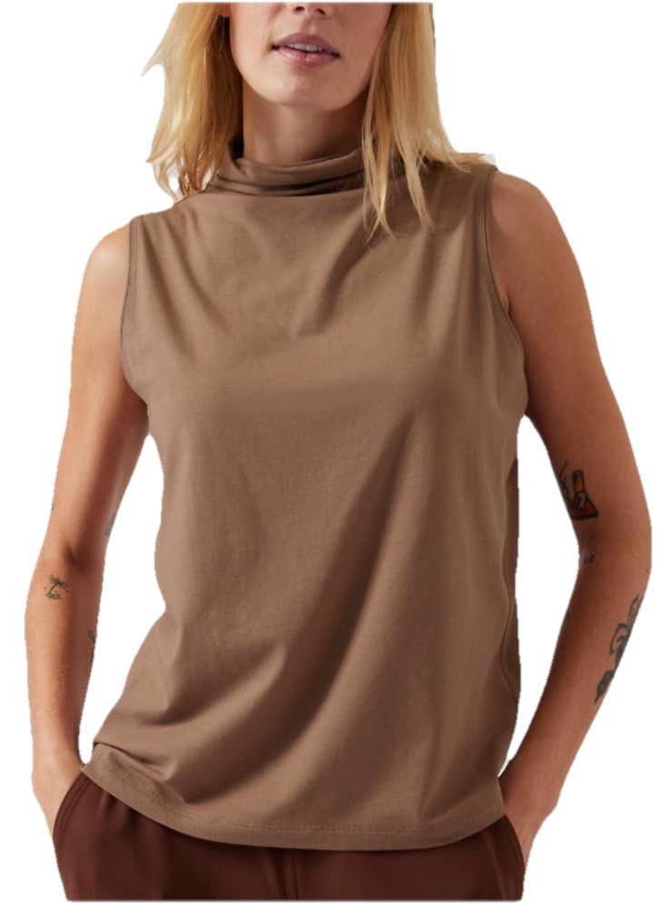 Athleta Outbound Tank Brown Women’s Size Medium EUC