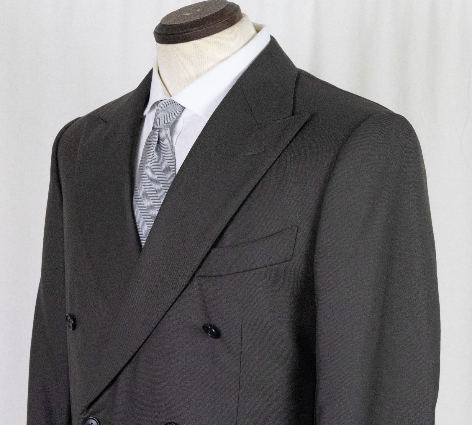 NWOT SuitSupply Dark Green Tailored Fit Milano DBL Breast SUIT 40 S