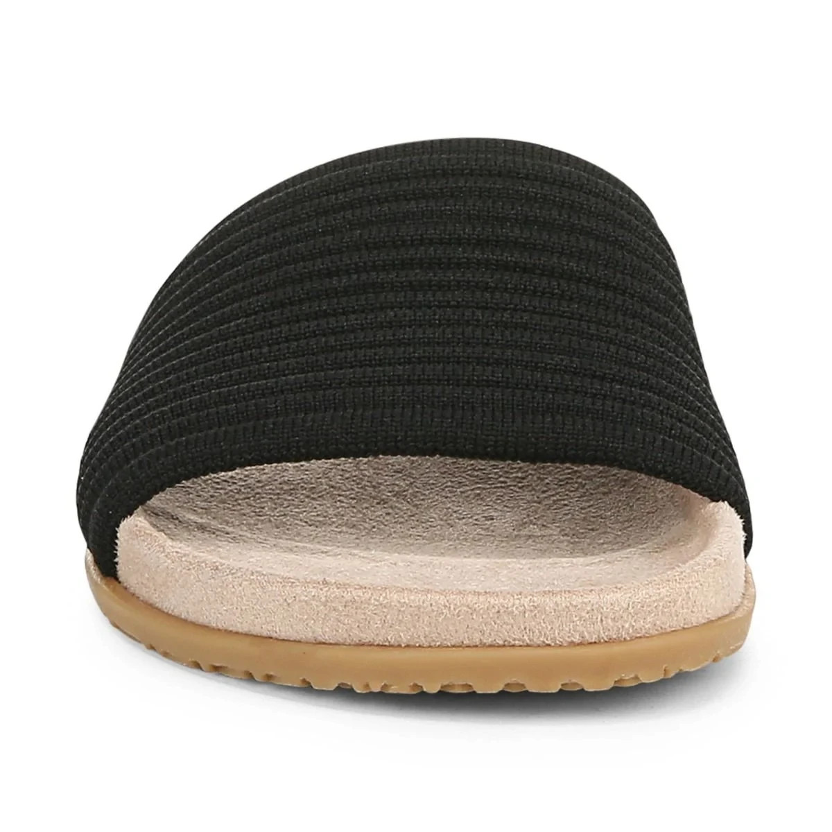 Vionic Evie Knit Slide Sandal Women Black 🔥 No Import Fees
