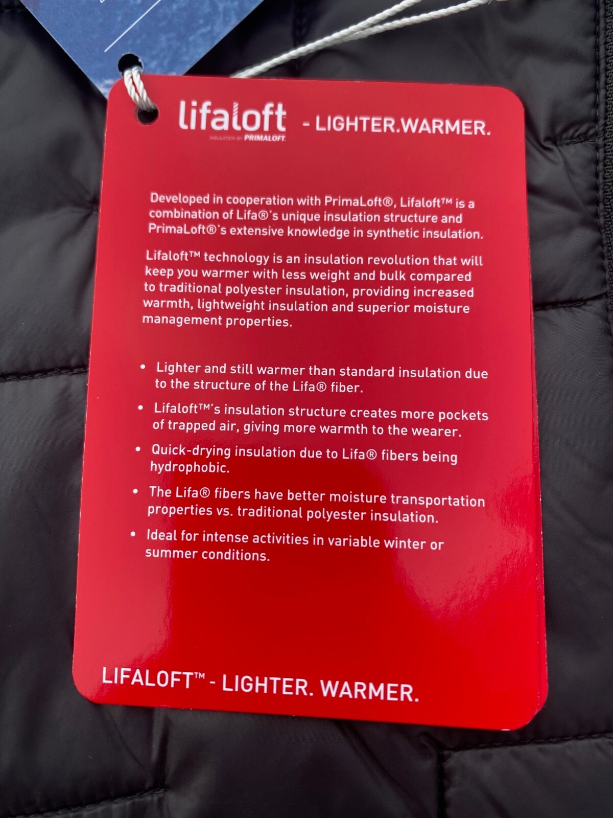 Men’s Helly Hansen Lifaloft Hybrid Jacket BLACK $200, Size: S