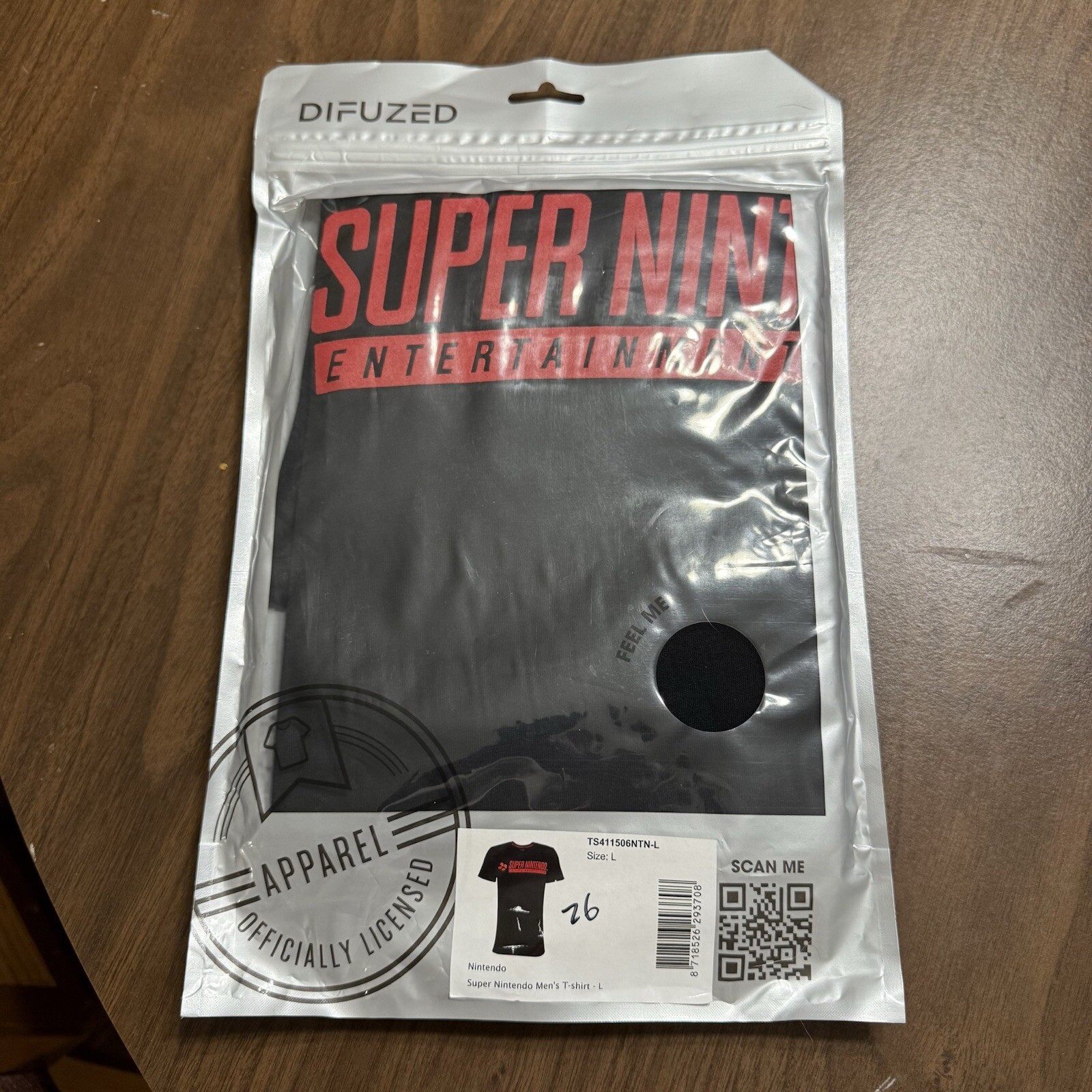 NWT Super Nintendo Entertainment System Gaming Shirt Size Large