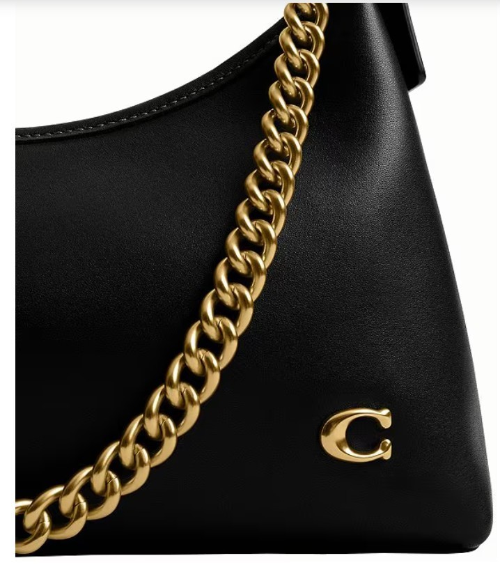 NWT COACH Juliet Shoulder Bag Crossbody Leather CW640 Gold-toned / Black