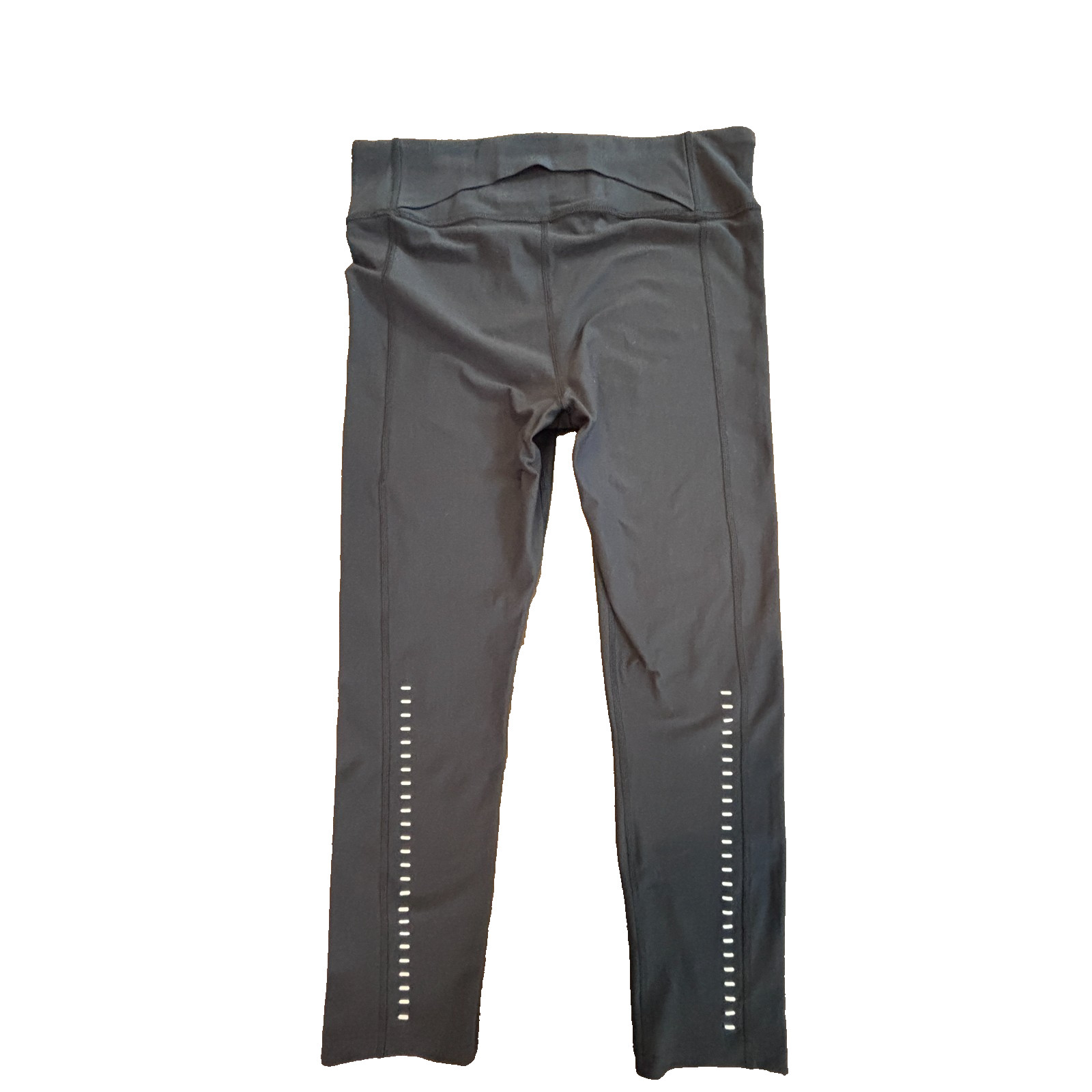 Under Armour Women Pants Large L Black HeatGear Athletic Gym Running Leggings