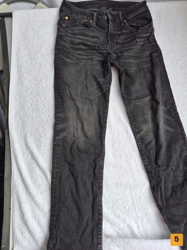 American Eagle Airflex+ Jeans Black Good