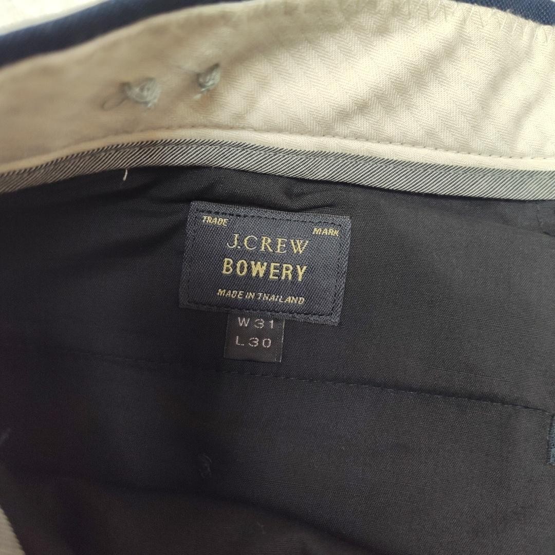 JCrew Pants Mens 31×30 Blue Wool Slim Bowery Dress Slacks Suit Trousers Work