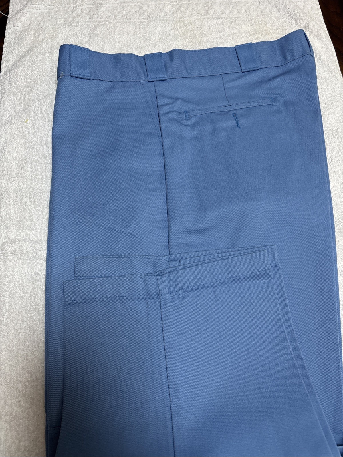 Dickies mens light blue double knee cell phone pocket loose fit work pants 42X30
