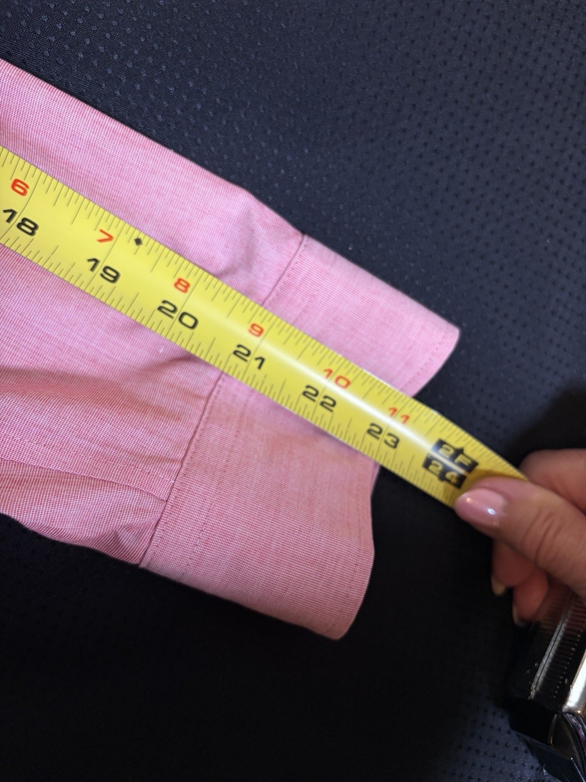 Talbots Button Up Shirt~14 Petite~Long Sleeve Pink Oxford Cotton Classic Office