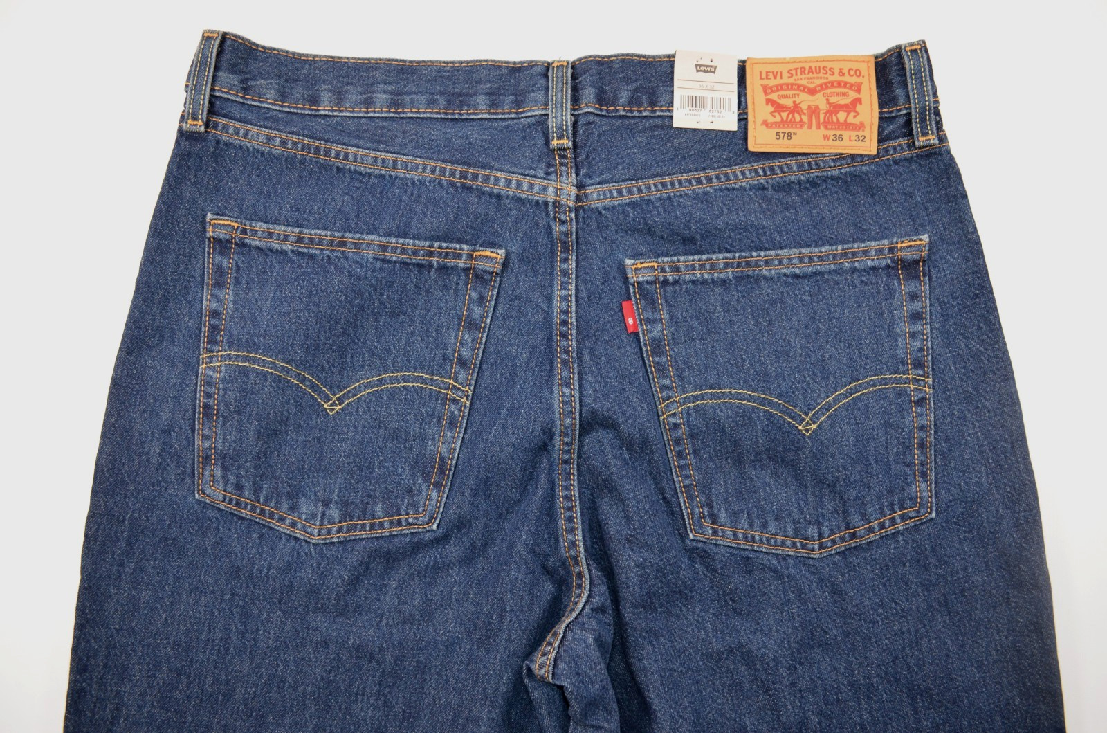 Nwt’s Levi’s 578 Baggy Denim Blue Jeans Mens 36×32 (fits 38 x 30.5) Streetwear
