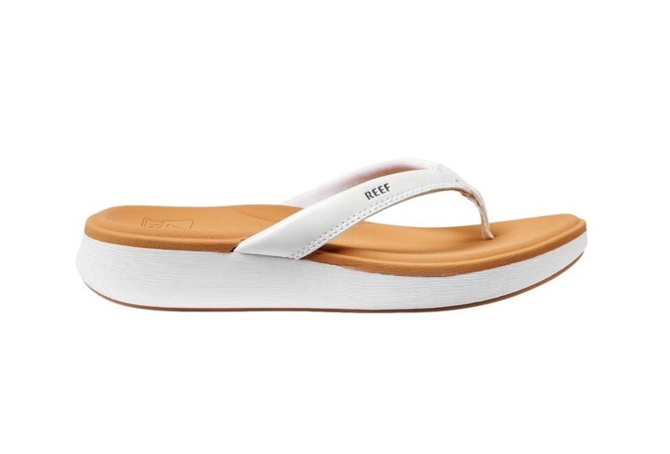 Reef Cushion Cloud White Tan CJ0234 Women’s Sizes Medium New