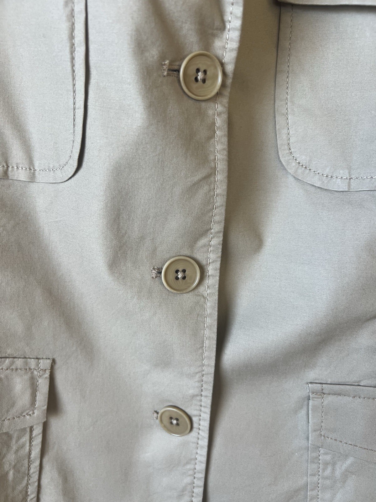 Talbots safari jacket womens size 16 in tan